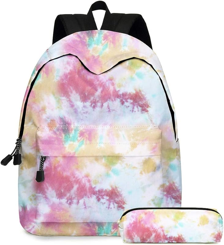 Mochila escolar tie dye leve resistente à água para mochila escolar，LIANLI (R标备案，跟卖后果自负)