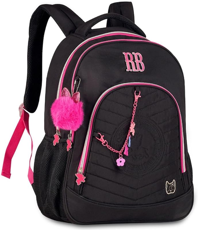 Mochila de Costas “17,5” Rebecca Bonbon Matelassê Roxa – Clio Style