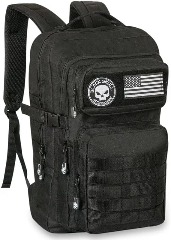 Mochila Black Skull Oficial Clio 30 Litros Preta