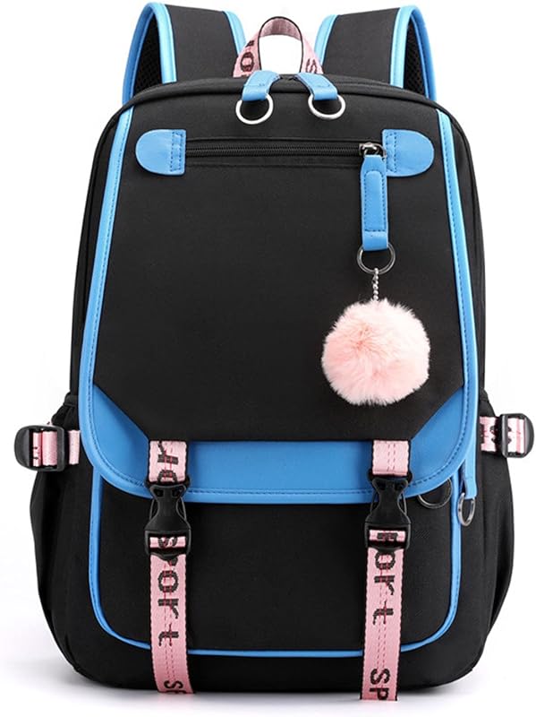 Backpack School Sacols for Girls 18×11 Polegadas À Prova D’água Estudante Universitário Mochila Mochila Mochila