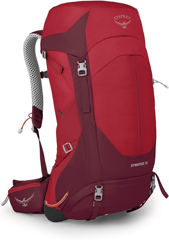 Stratos 36 Mochila masculina para caminhada, Poinssetta Red