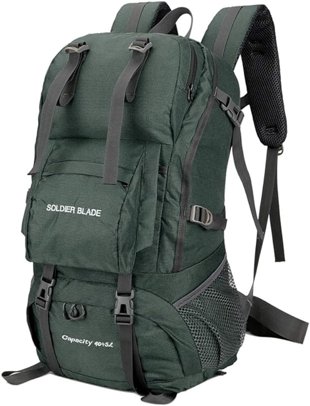 mingzhe Mochila 45L Camping Caminhada Pacote de Montanhismo de Grande Capacidade Mochila de Viagem Impermeável