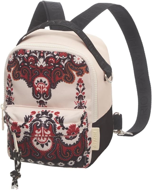 Mochila Mini Farm Borogodo tapete Floral Off White