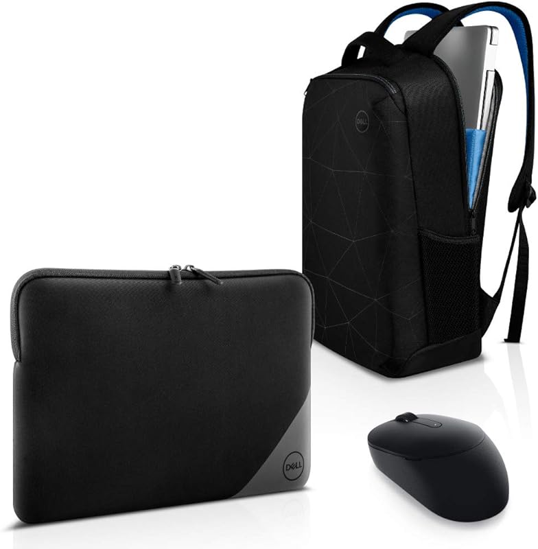 Combo Mochila para Notebook Dell Essential 15.6″ + Mouse Wireless MS3320W + Capa para Notebook 15,6″