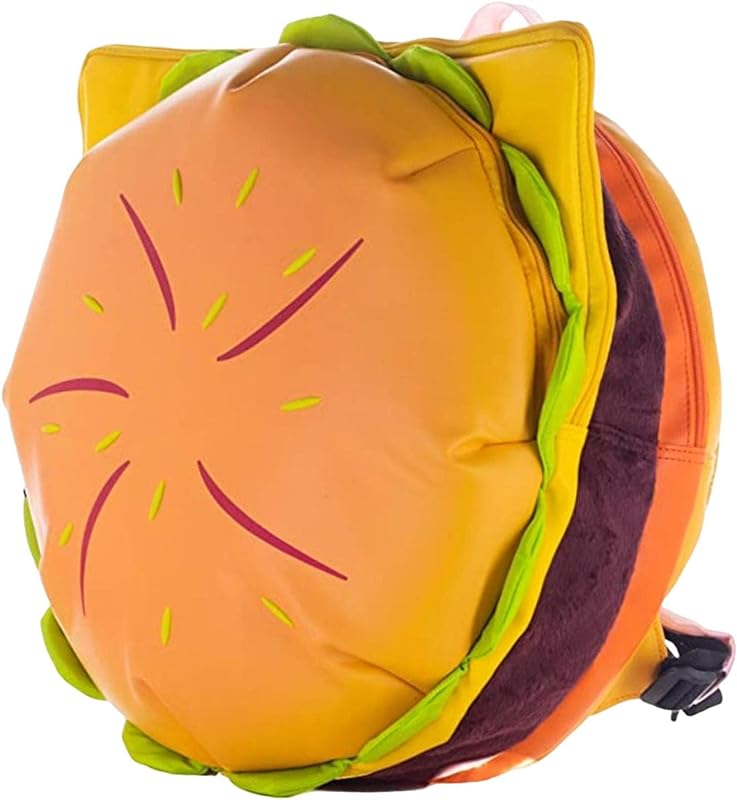 Mochila Cheeseburger Moda Mochila Porta-Praia Casual Mochila Hambúrguer Mochila Cheeseburger Moda Mochila Porta-Praia Casual Mochila Hambúrguer