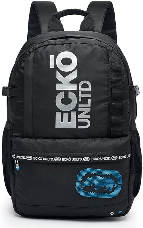 Mochila Ecko Moda Masculina Grande Reforçada Moderna Preta Casual Mochila Ecko Moda Masculina Grande Reforçada Moderna Preta Casual