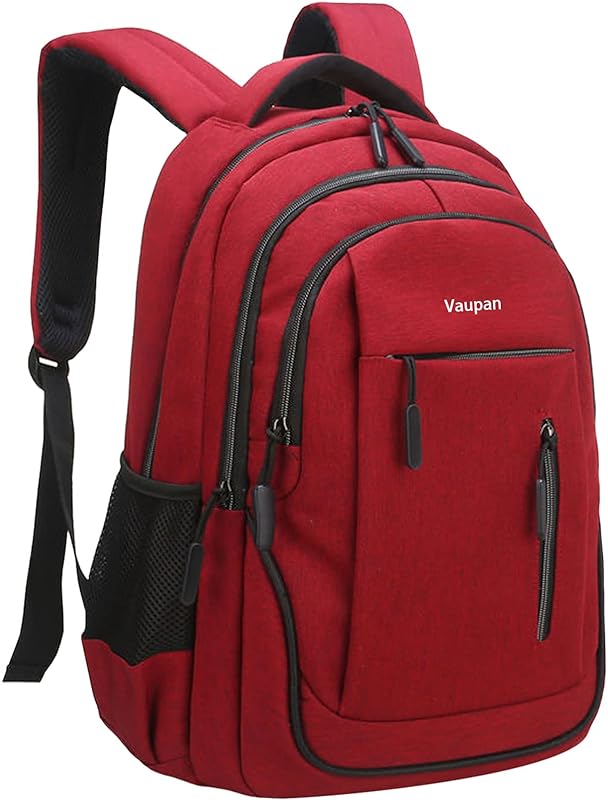 Vaupan Mochila para laptop de viagem de negócios, bolsa para computador escolar de faculdade resistente à água com porta de carregamento USB para homens e mulheres