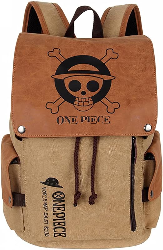 Mochila escolar Mmooo One Piece Luffy para laptop