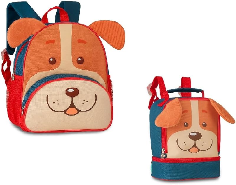 Kit Mochila Costas 13 e Lancheira Pets Cachorro Caramelo – Clio Kit Mochila Costas 13 e Lancheira Pets Cachorro Caramelo – Clio