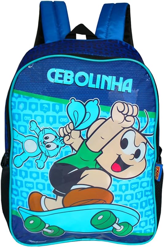 Mochila Costas Infantil Turma Mônica Cebolinha AZ Original