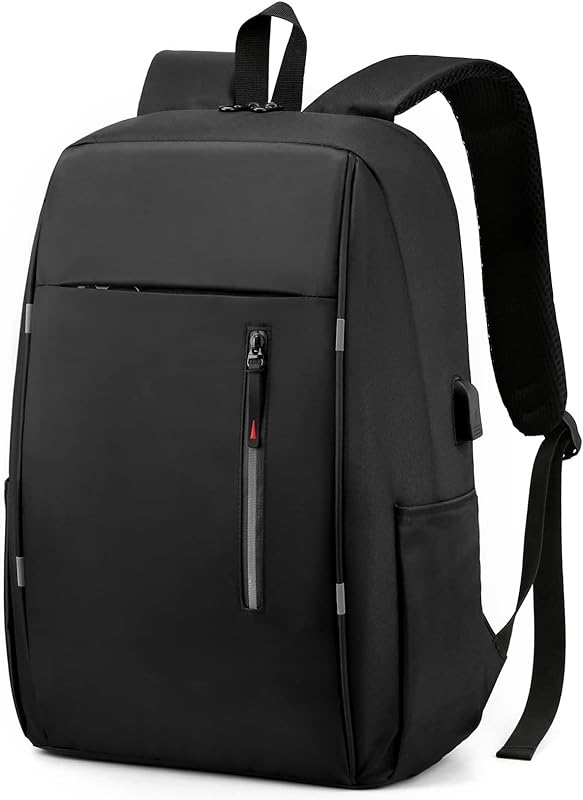 ERYUE Mochila De Laptop,Mochila Para Laptop Feminina Masculina Bolsa De Ombro Para Viagem Universitária Viagem De Negócios Cabe Até 15,6 Polegadas Type 2, Preto