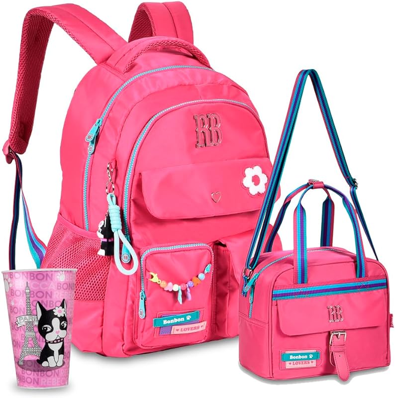 Coleção Completa Color Pop Rebecca Bonbon Mochila Lancheira Térmica RB Com Copo RB