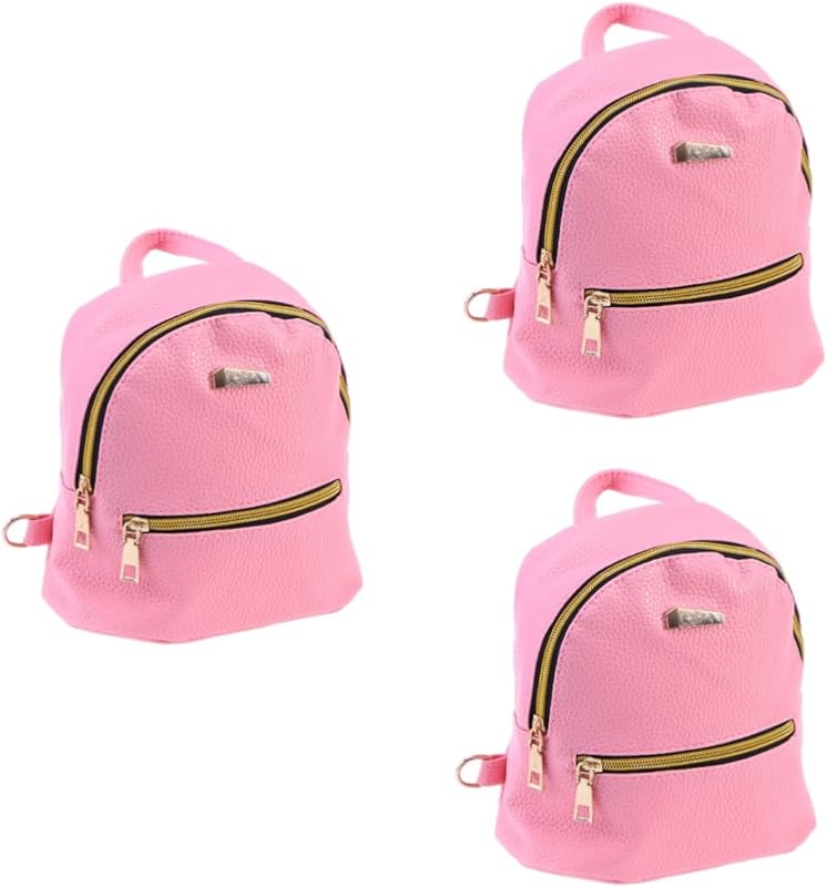 3 Peças Mochila Simples Mochila Feminina Mochila Fashion Mochila Feminina Mochila Casual Mini Mochila Bolsa Bolsa De Viagem Mochila Arco Bolsa Bolsa De Moedas De Compras