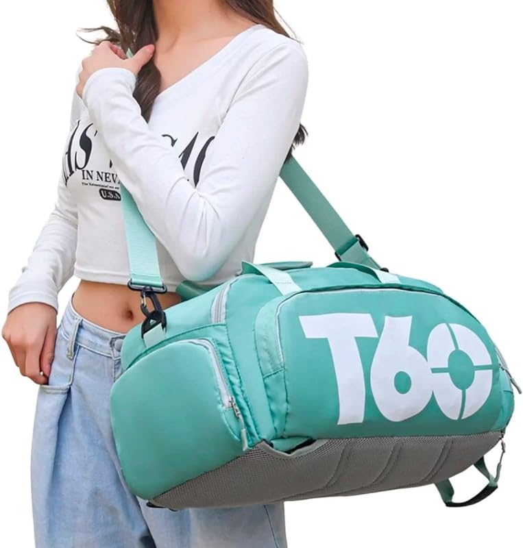 Mochila T60 Para Academia Verde Claro