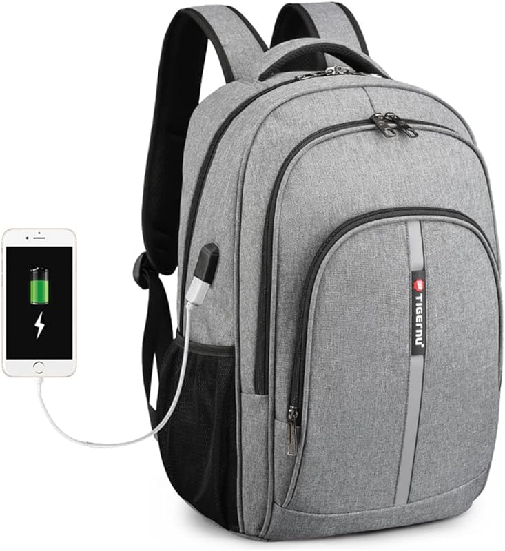 Mochila masculina casual executiva, mochila multifuncional para laptop T-B3893