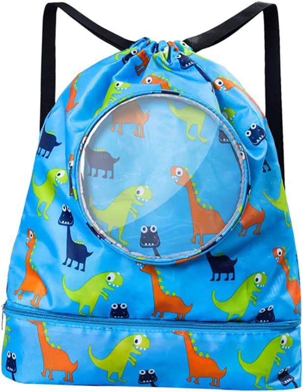 Adorainbow 2 peças mochila com cordão bolsa de natação bolsa de praia infantil Loveook Backpck mochila praia natação cordão