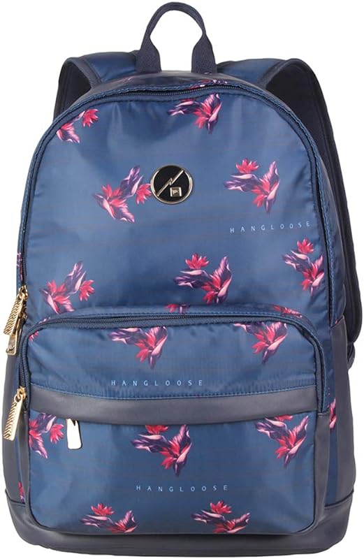 Mochila Feminina Material Acetinado Magpie Hang Loose Azul