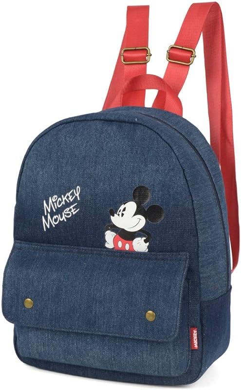 MOCHILA FEMININA MICKEY MOUSE BMK78485 JEANS