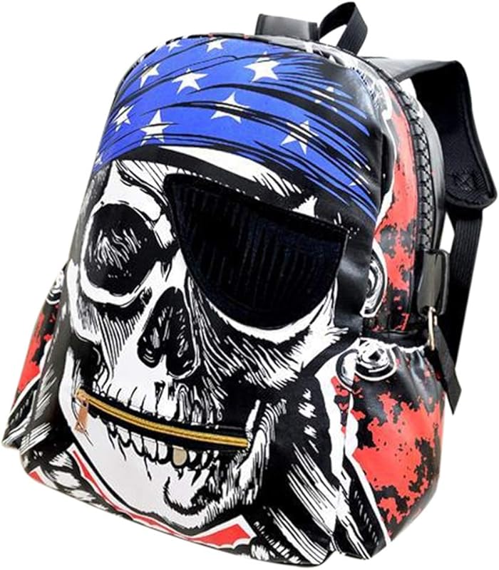 1 Unidade Versão Coreana Moda Masculina Mochila De Caveira Pirata Mochila Casual Meninos Mochilas Mochila Infantil Mochilas Infantis Mochila Para Crianças Nylon Filho Garoto
