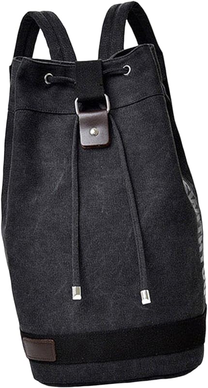 Mochila de lona bolsa de ombro mochila com cordão para esportes viagens caminhadas escalada ao ar livre
