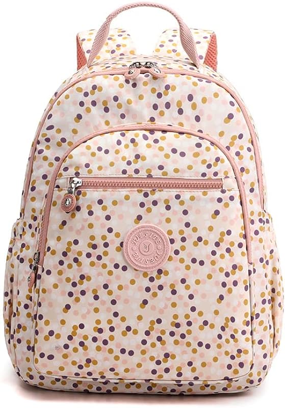 Mochila Impermeável Feminina Escolar Moda, Mochilas Para Notebook Padrão colorido, Cor 7
