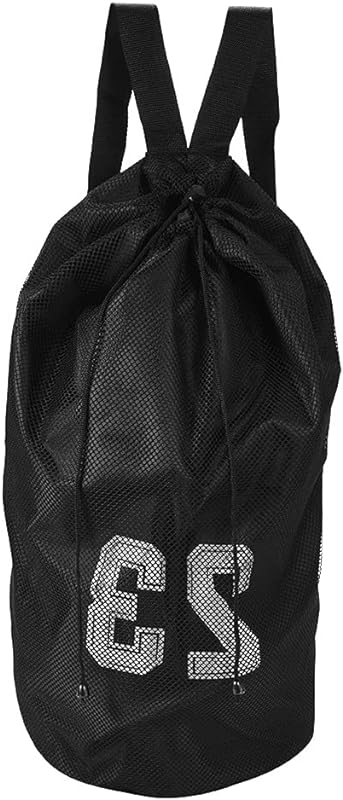 Mochila de malha, mochila com cordão, bolsa de bola com cordão Futebol durável Mochila esportiva de malha Futebol de ombro para basquete masculino ao ar livre