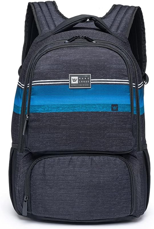 Mochila Masculina Reforçada Preta Hang Loose