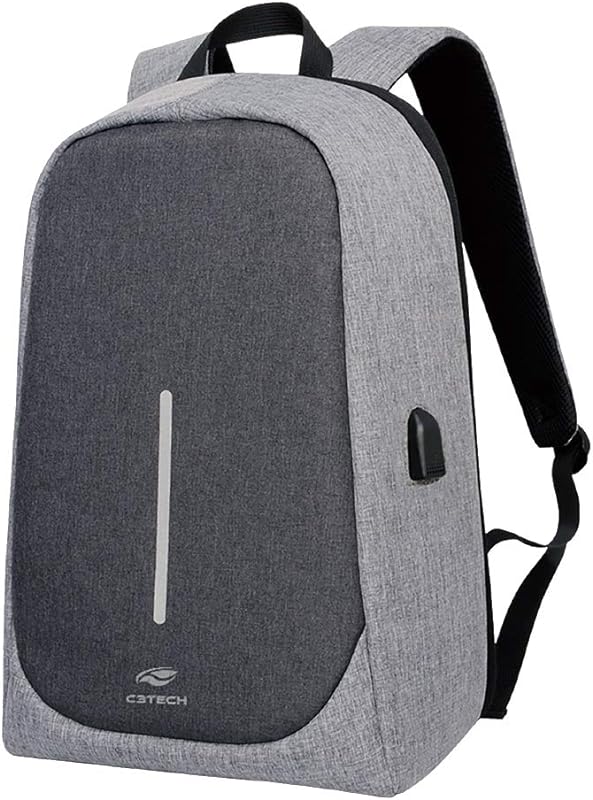 MOCHILA P/NB 15.6″TOKYO MC-100GY CINZA C3T, C3TECH, Mochilas, capas e maletas para notebook
