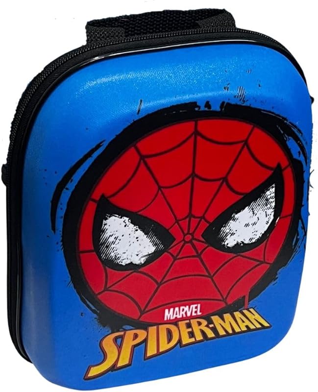 Mochila Escolar Pequena Homem Aranha Azul Maxtoy
