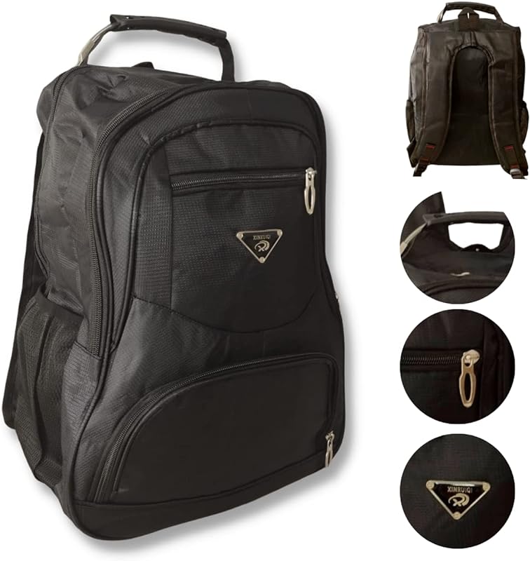 Mochila Grande Para Notebook Executiva Masculino Feminina Impermeável Preto Alça Cabo de Aço Dia a Dia Escolar Viagem