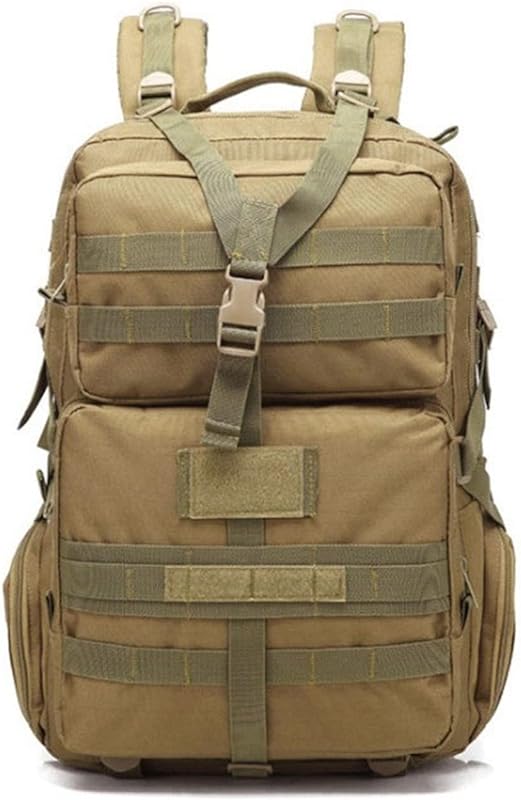 Mochila Tática Sistema Molle para Caminhadas Mochila Militar Assault de Grande Capacidade 45L