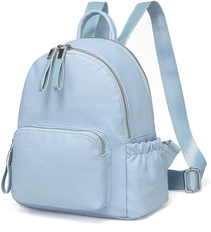 Bolsa Mini Mochila, VASCHY Mochila Pequena de Couro Falso para Mulheres