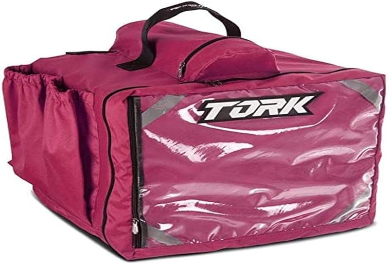 Baú tipo Mochila Térmica Pizza 45 Litros Pro Tork – Rosa