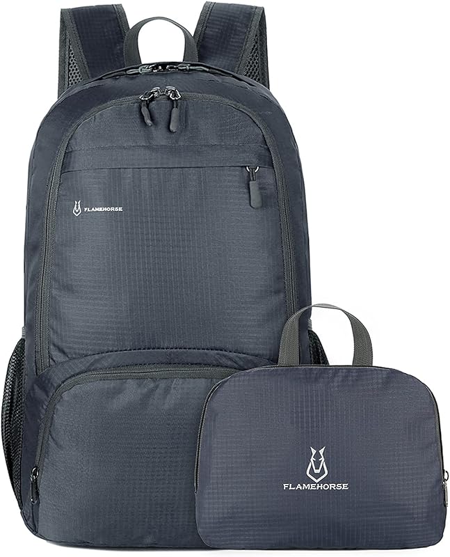 Mobono Mochila leve dobrável masculina, feminina, impermeável, mochila, mochila, caminhada, viagem