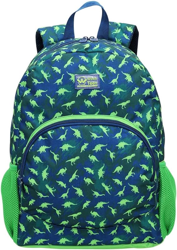 Mochila Bolsa Reforçada Escolar Infantil Menino Dinossauro Costas