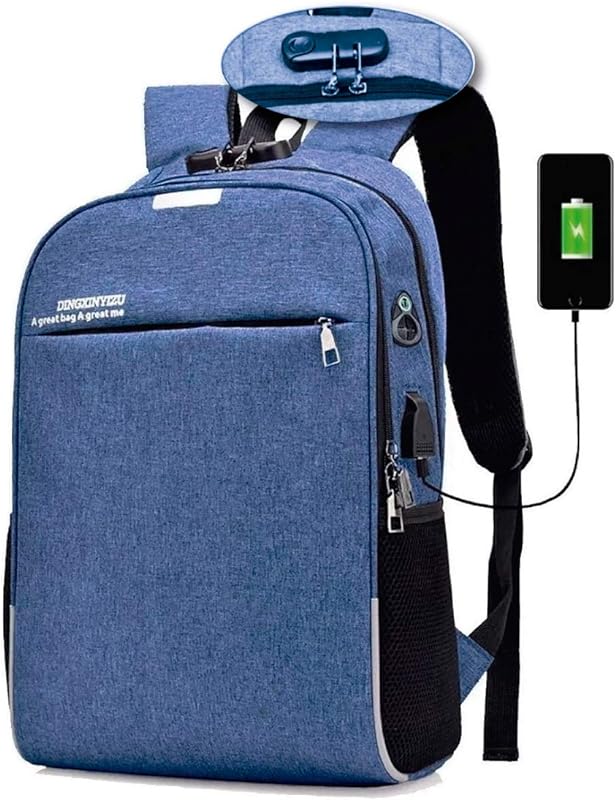 Mochila Para Notebook Com USB E Anti Furto