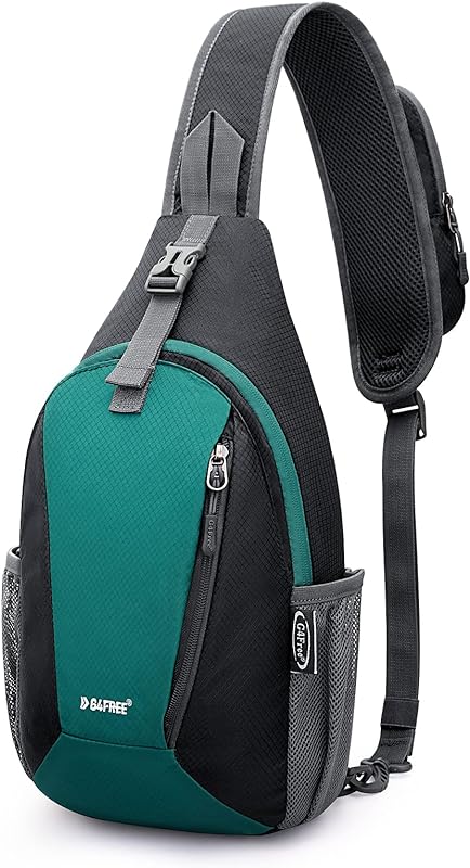 Mochila tiracolo com RFID, mochila tiracolo pequena no peito, masculina, feminina, caminhada ao ar livre