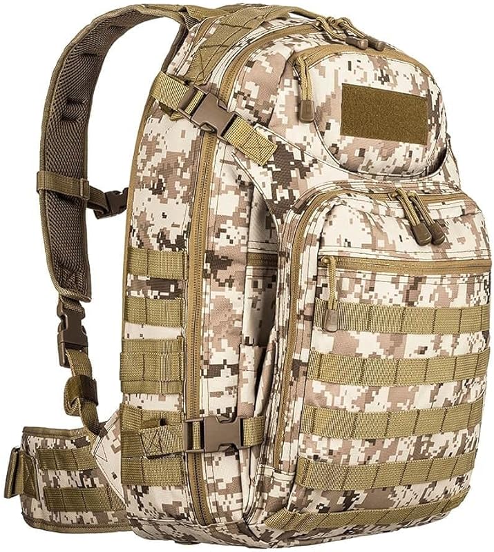 Mochila Tática Invictus Mission Molle Militar Deserto Digital