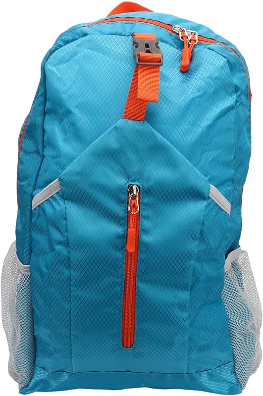 Mochila para Laptop, Tecido de Nylon Portátil de Alta Densidade, Mochila Leve de Grande Capacidade para Camping