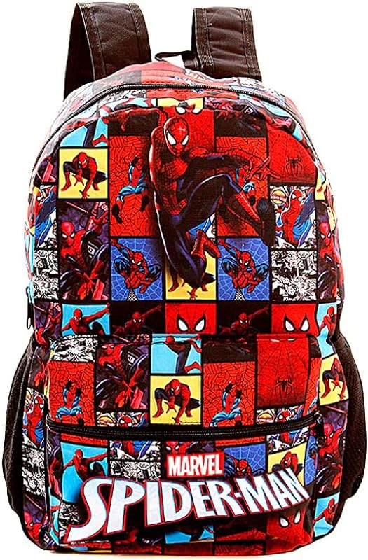 Mochila Homem Aranha de Costas Juvenil Grande
