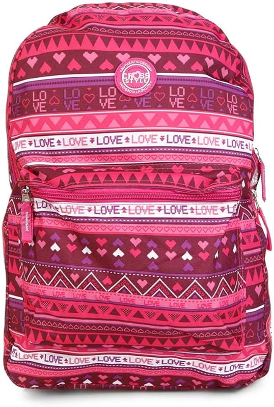 Mochila Clio Étnica Love Feminina – Pink+rosa – Único