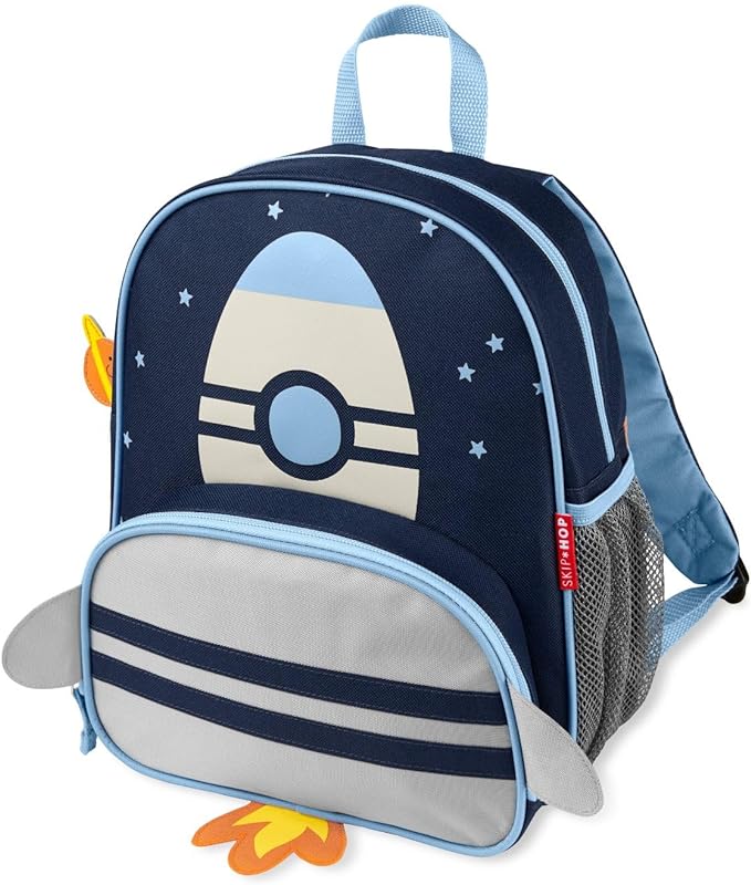 Skip Hop Mochila infantil Sparks, jardim de infância de 3 a 4 anos, foguete