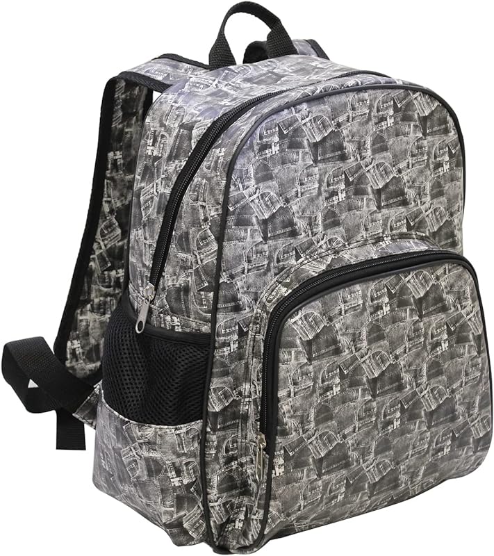 MOCHILA INFANTIL EM TECIDO EMBORRACHADO ESTAMPA JEANS LS MO4193