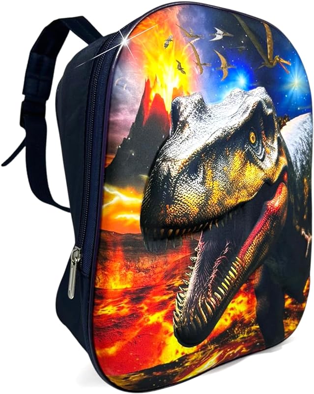 Mochila Masculina Menino Infantil Dinossauro para Escola e Passeio