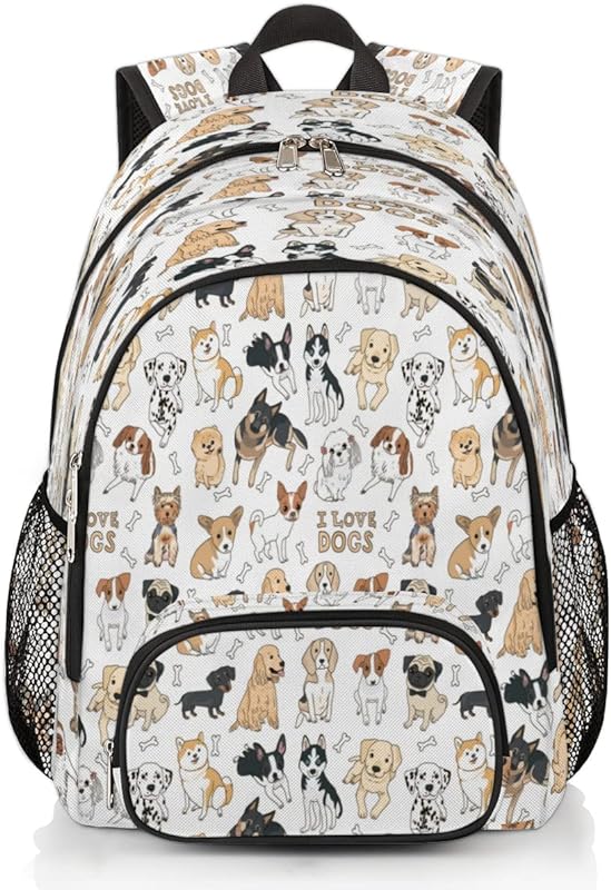 Mochilas escolares para meninas meninos adolescentes – elegante bolsa escolar para livros – mochilas de viagem resistentes à água para mulheres e homens