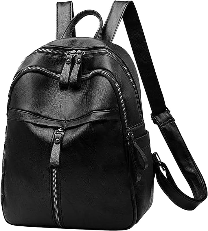 Mochila feminina com zíper bolsa de lazer ao ar livre mochila moda ombro duplo mochila escolar praia