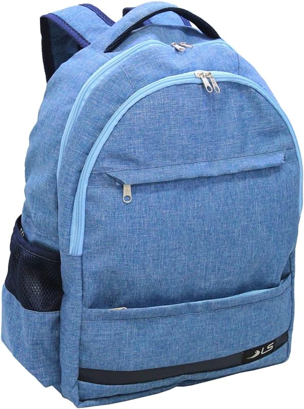 Mochila LS Bolsas para Notebook 15.6 Azul Mescla 6 divisões com Porta Canetas – MN4204