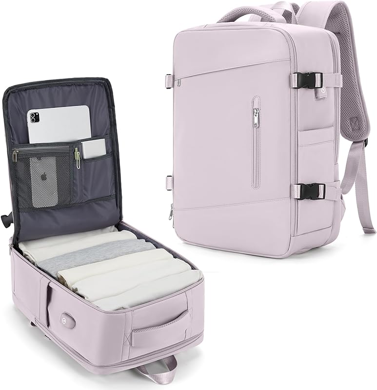 Mochila de viagem feminina, grande