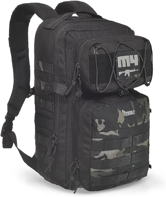 Mochila Militar Wolf Attack M4 Double Black – Cordura® 1000D