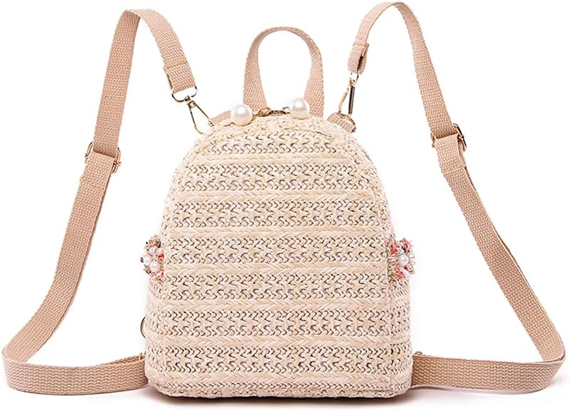 KUKIXO Mochila Bolsa Impermeável Anti-roubo mochilas de mujer Moda Bolsas Femininas(Bege)